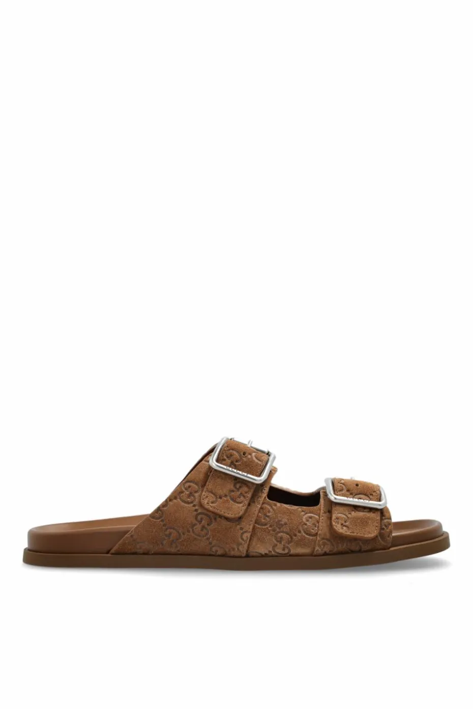 Gucci BROWN Suede slides