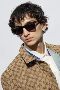 Gucci BROWN Tortoiseshell sunglasses