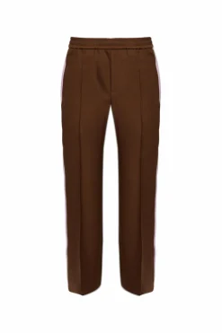 Gucci BROWN Trousers with side stripes
