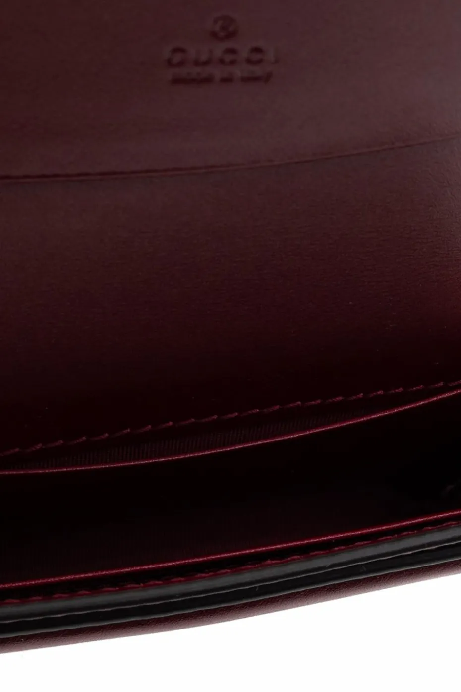 Gucci BURGUNDY Card case