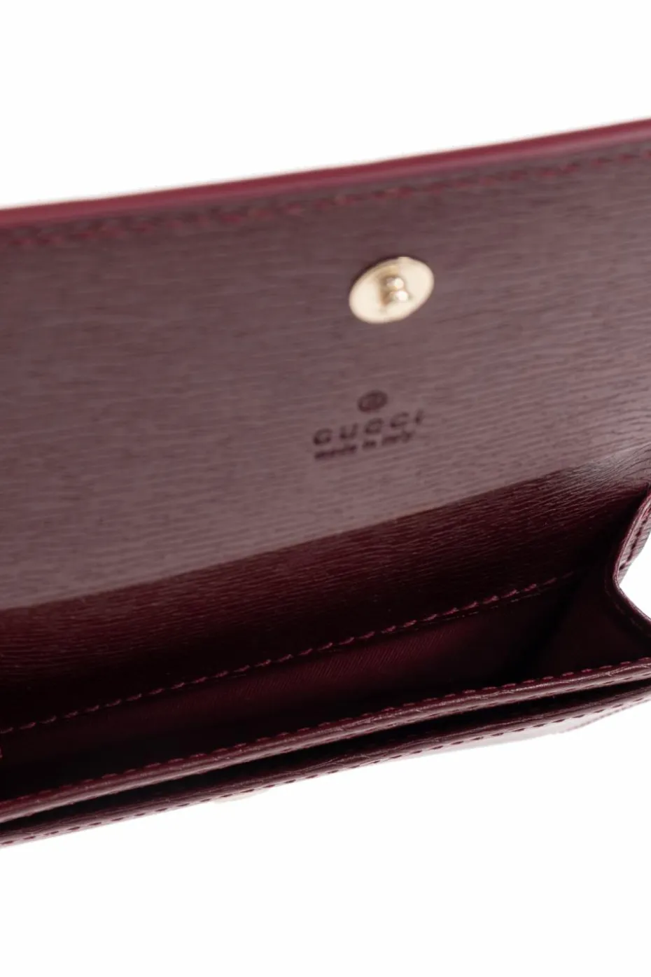 Gucci BURGUNDY Card case