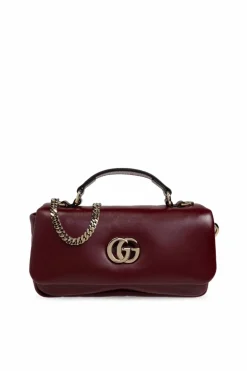 Gucci BURGUNDY Handbag GG Milano Small