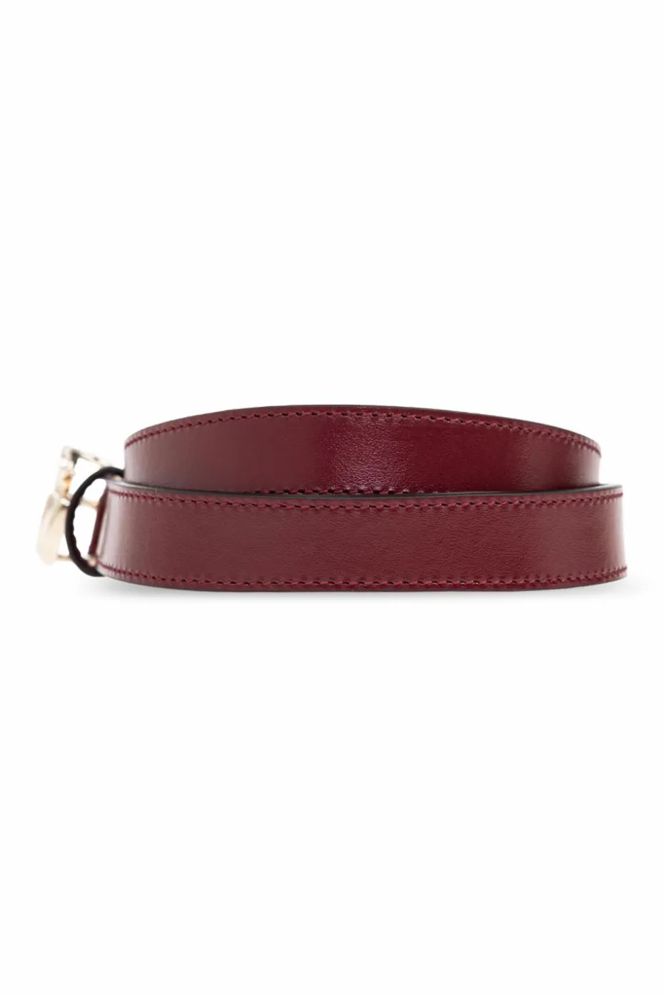 Gucci BURGUNDY Leather belt