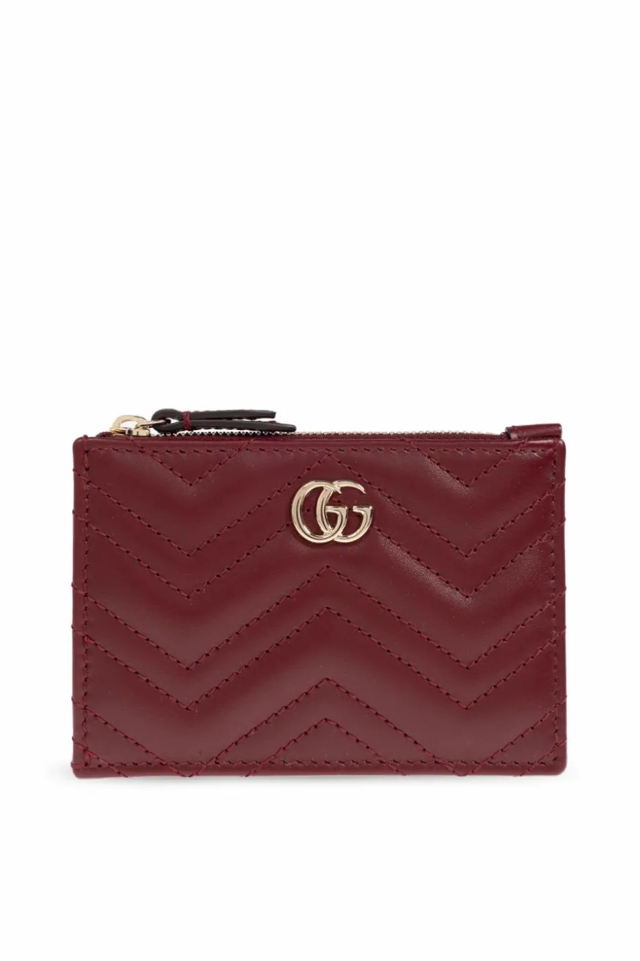 Gucci BURGUNDY Leather key case