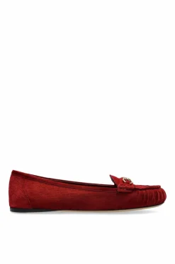Gucci BURGUNDY Loafers with monogram