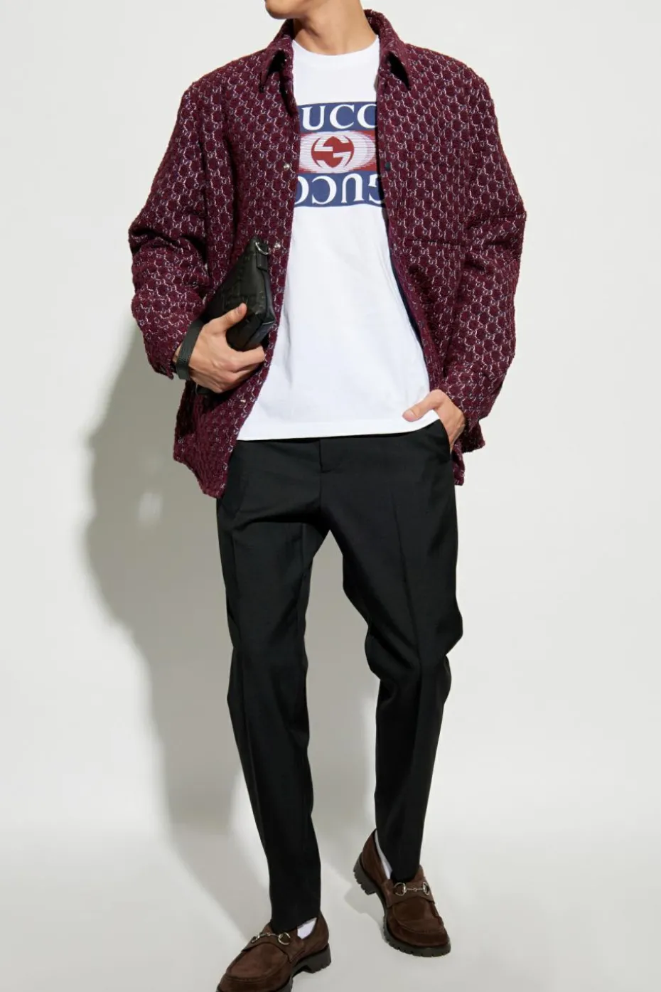 Gucci BURGUNDY Padded jacket