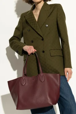 Gucci BURGUNDY Reversible "Totissima Large" shopper bag