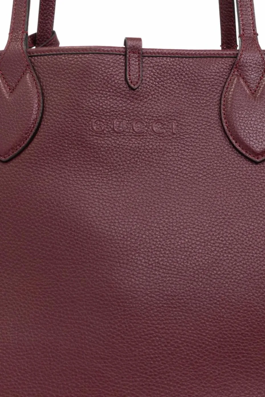 Gucci BURGUNDY Reversible "Totissima Large" shopper bag