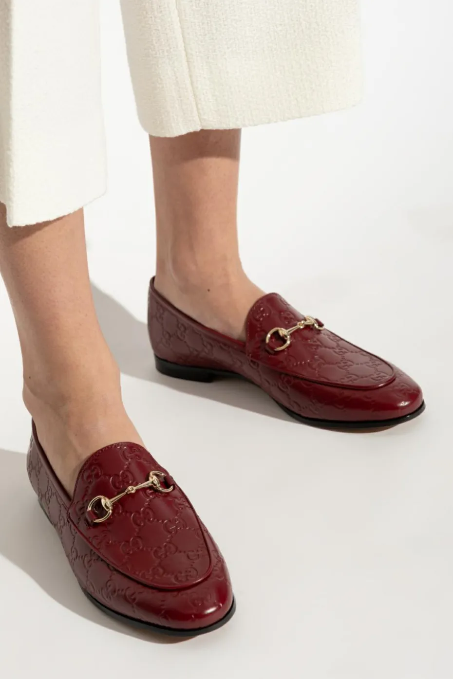 Gucci BURGUNDY Shoes type loafers