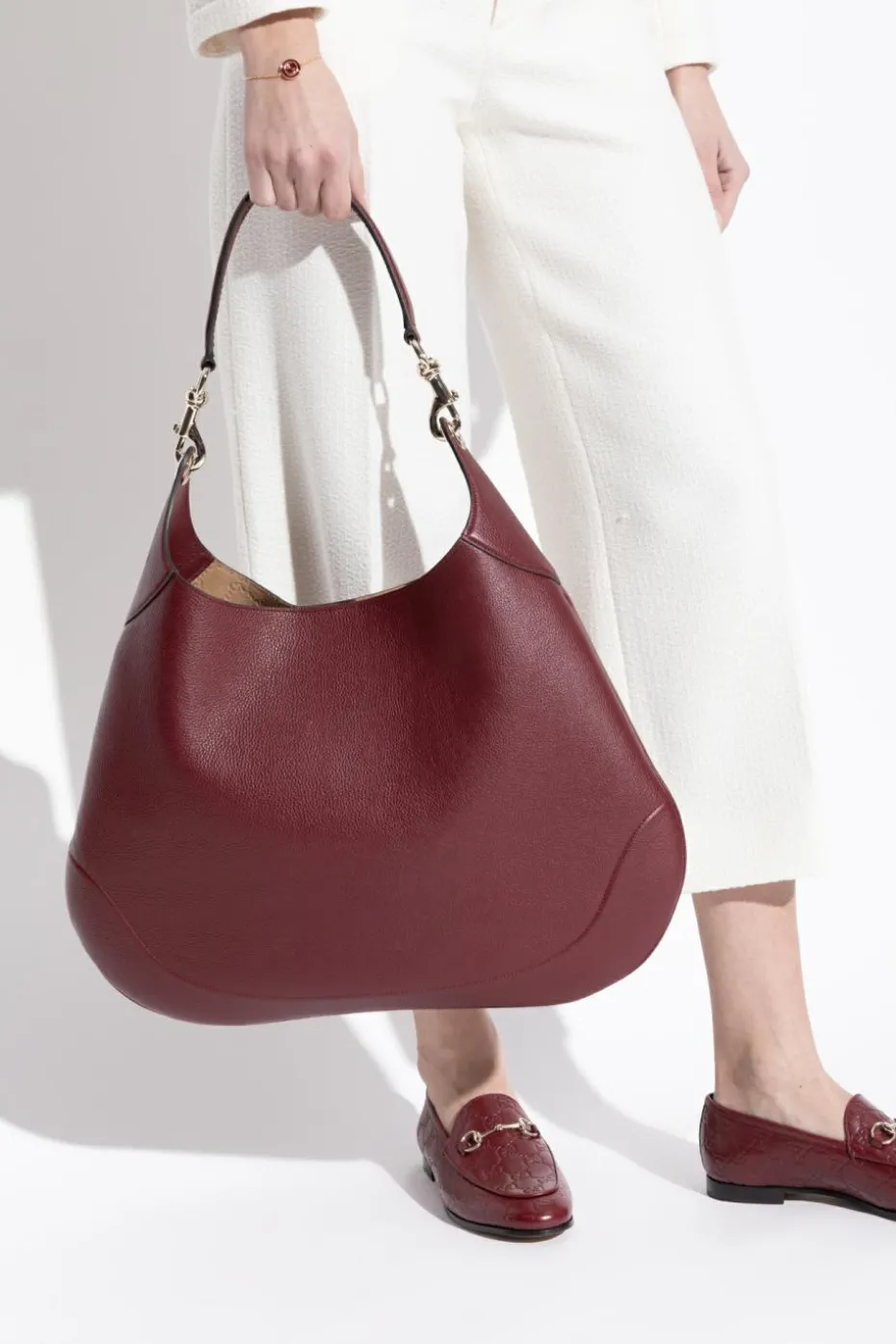 Gucci BURGUNDY Shoulder bag Gucci B Medium