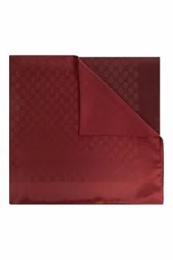 Gucci BURGUNDY Silk scarf