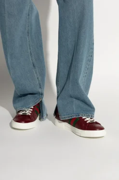 Gucci BURGUNDY Sneakers ACE