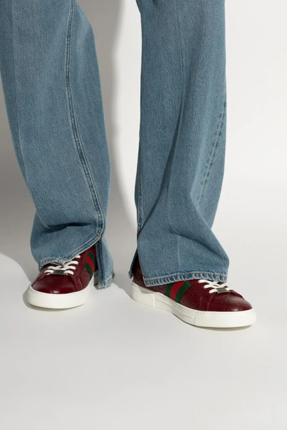 Gucci BURGUNDY Sneakers ACE