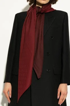 Gucci BURGUNDY Wool scarf