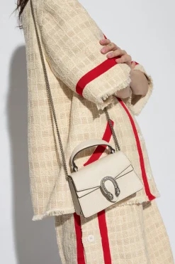 Gucci cream ‘Dionysus Mini’ shoulder bag