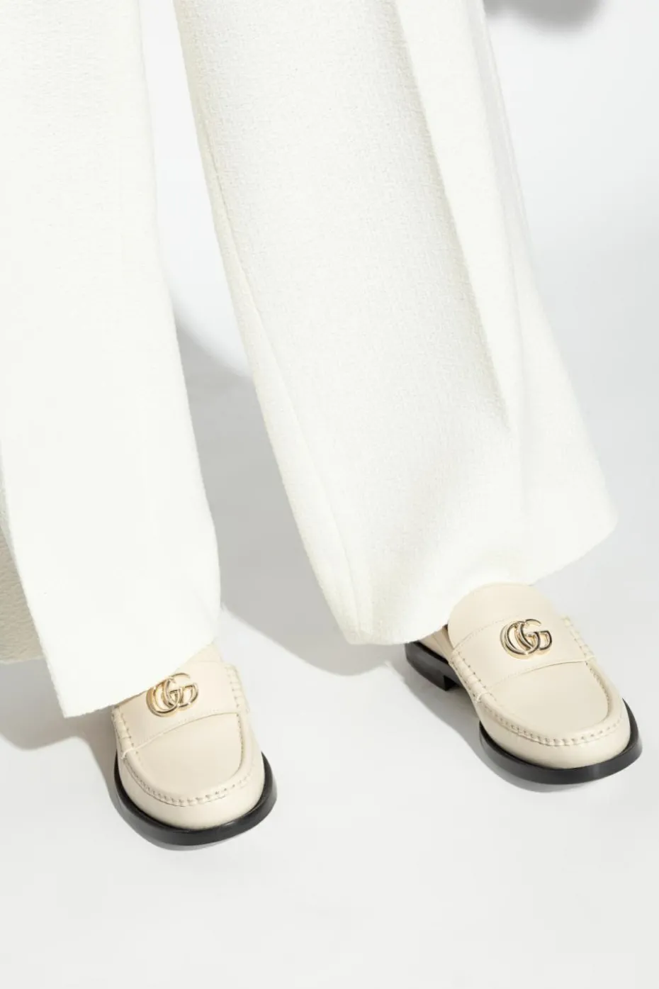 Gucci cream Loafers type shoes