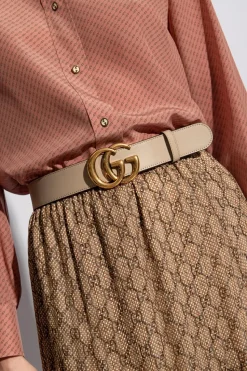 Gucci cream Reversible belt