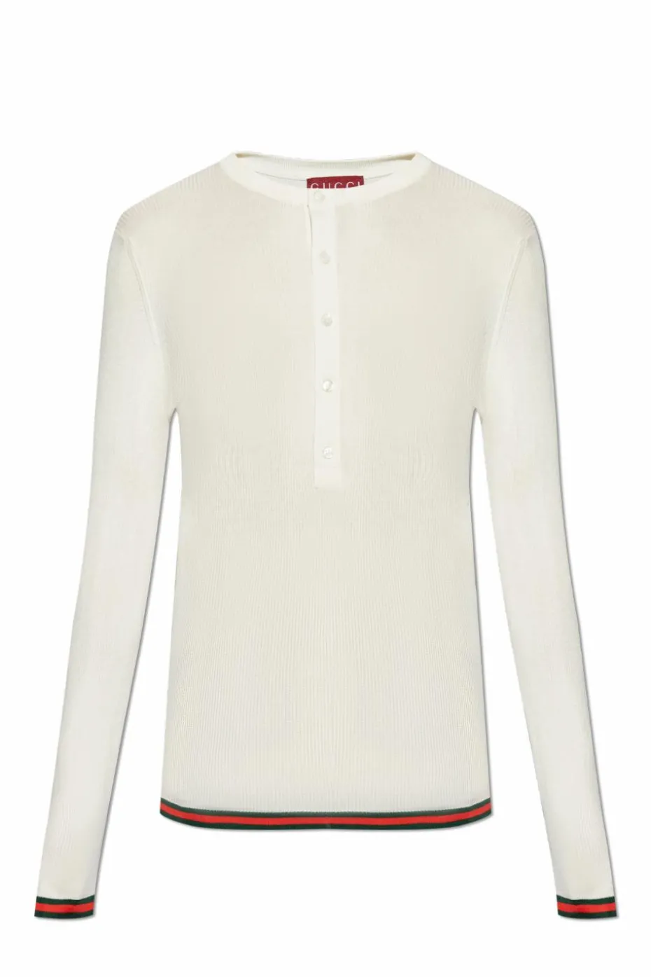 Gucci cream Silk top