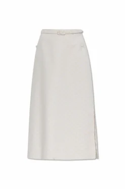Gucci cream Skirt with monogram