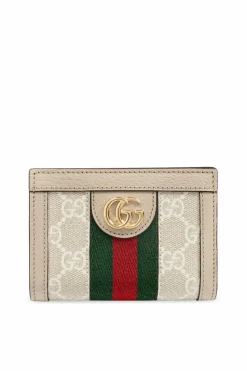 Gucci cream Wallet with Web strap