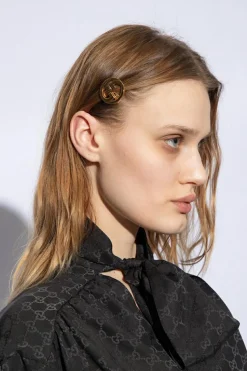 Gucci GOLD Brass hair clip
