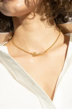 Gucci GOLD Brass necklace