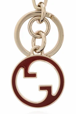 Gucci GOLD Keychain with logo