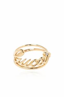 Gucci GOLD Logo ring