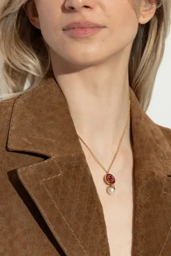 Gucci GOLD Necklace with Pendant