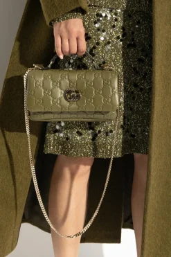 Gucci GREEN Handbag GG Milano Mini