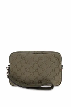 Gucci GREEN Handbag with "GG" pattern