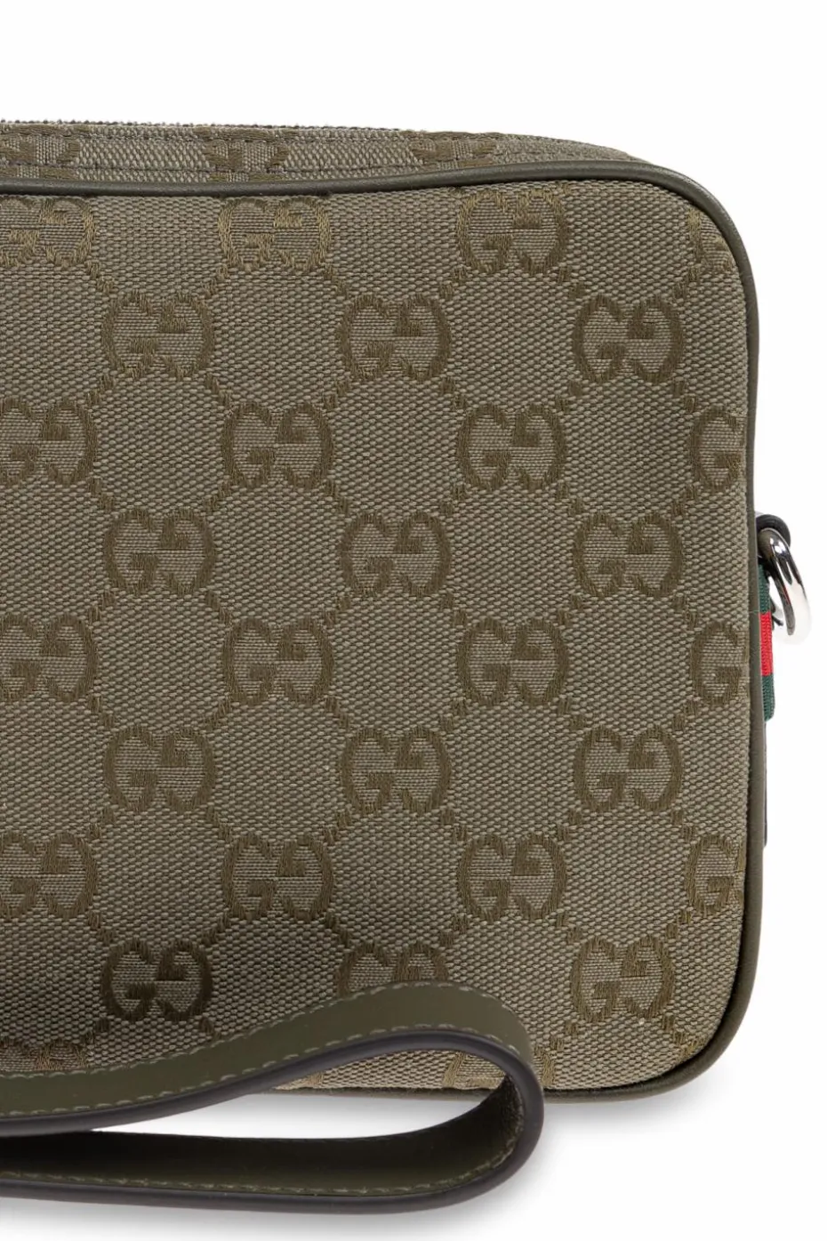 Gucci GREEN Handbag with "GG" pattern