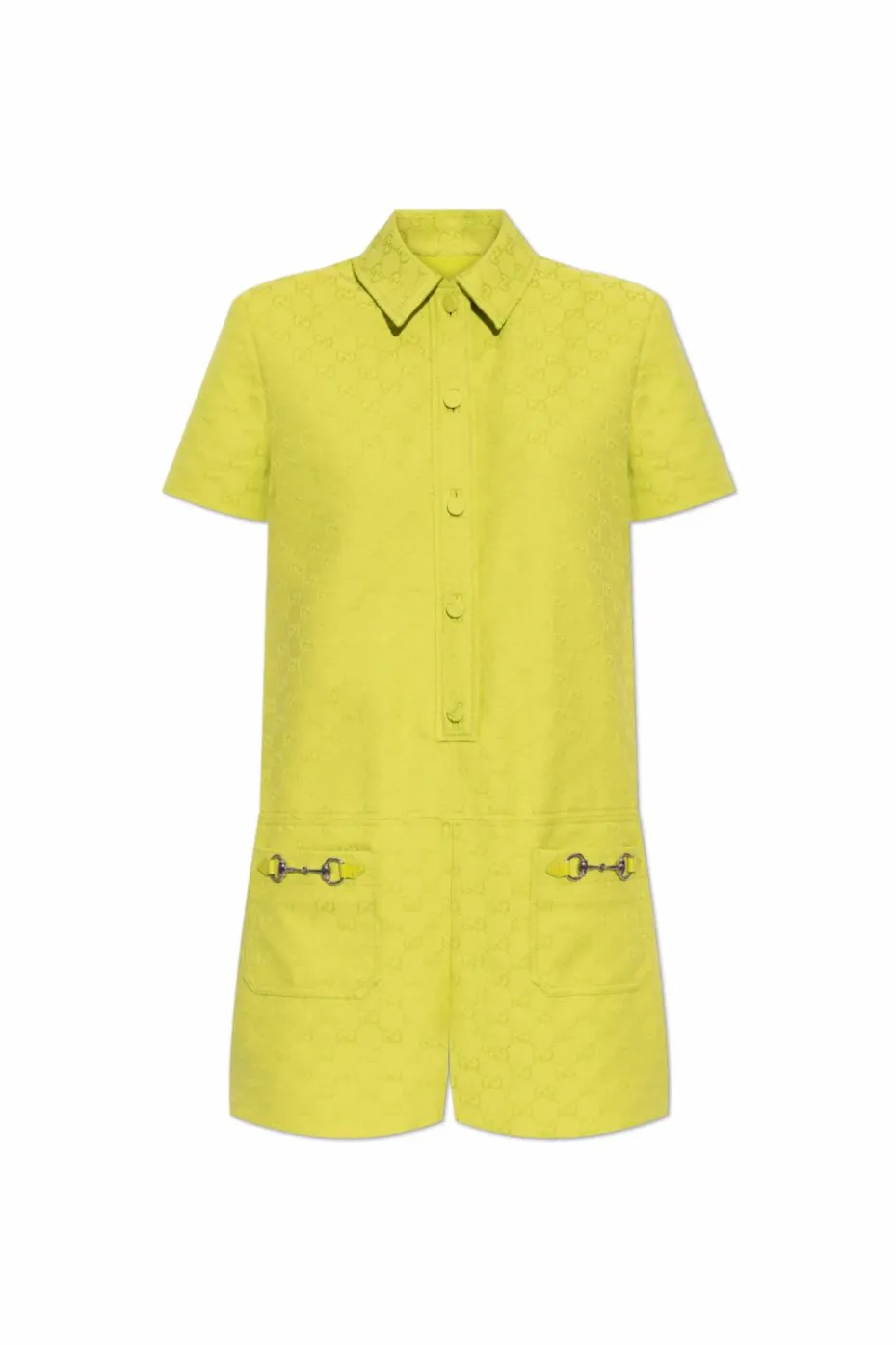 Gucci GREEN Jumpsuit with GG pattern