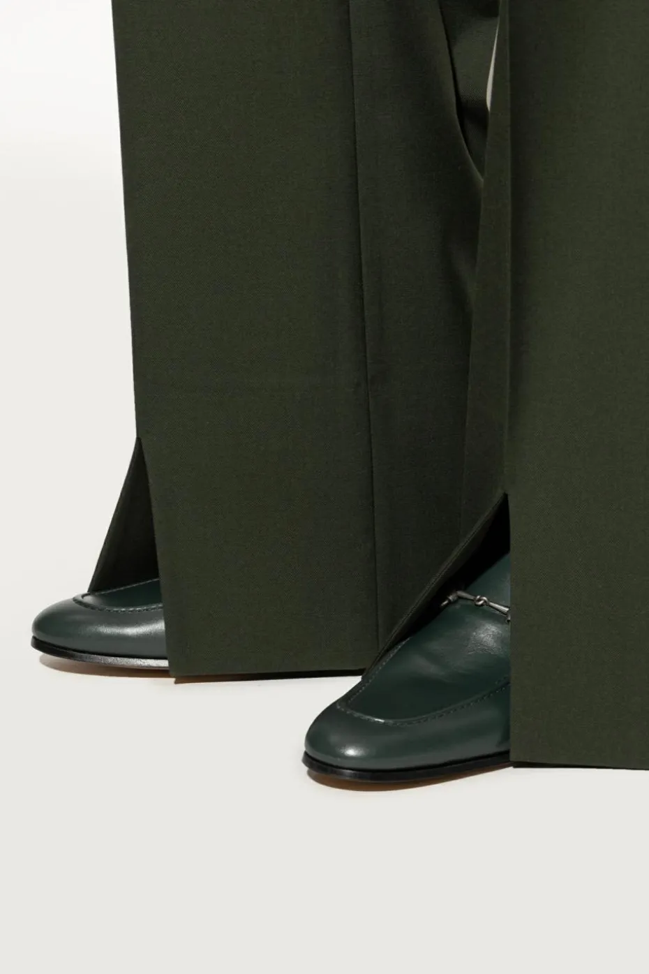 Gucci GREEN Leather shoes