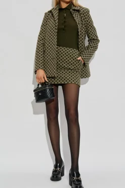 Gucci GREEN Monogram jacket
