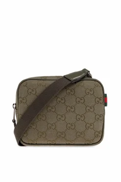 Gucci GREEN Shoulder bag with "GG" pattern
