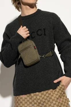 Gucci GREEN Shoulder bag with "GG" pattern