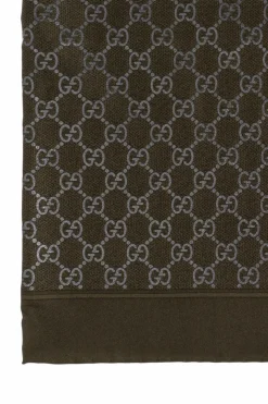 Gucci GREEN Silk scarf
