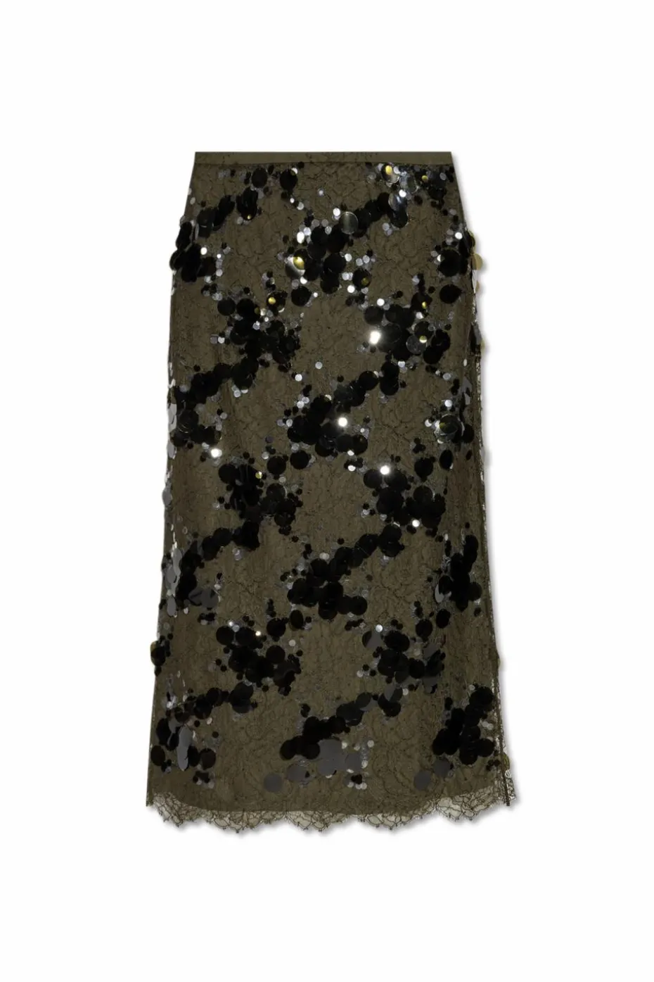 Gucci GREEN Skirt with decorative trim