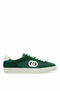 Gucci GREEN Sneakers with logo