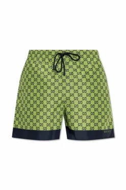 Gucci GREEN Swim trunks