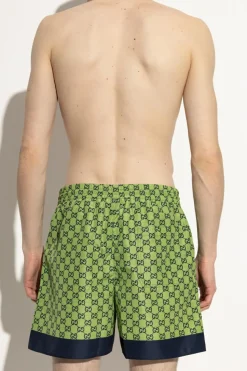 Gucci GREEN Swim trunks