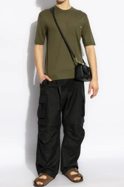 Gucci GREEN T-shirt with pocket