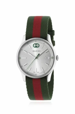Gucci GREEN Watch with Web strap