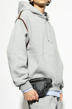 Gucci GREY Fanny pack Jumbo Small