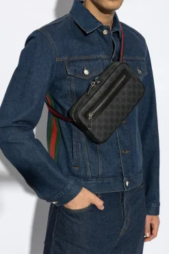 Gucci GREY Fanny pack with logo