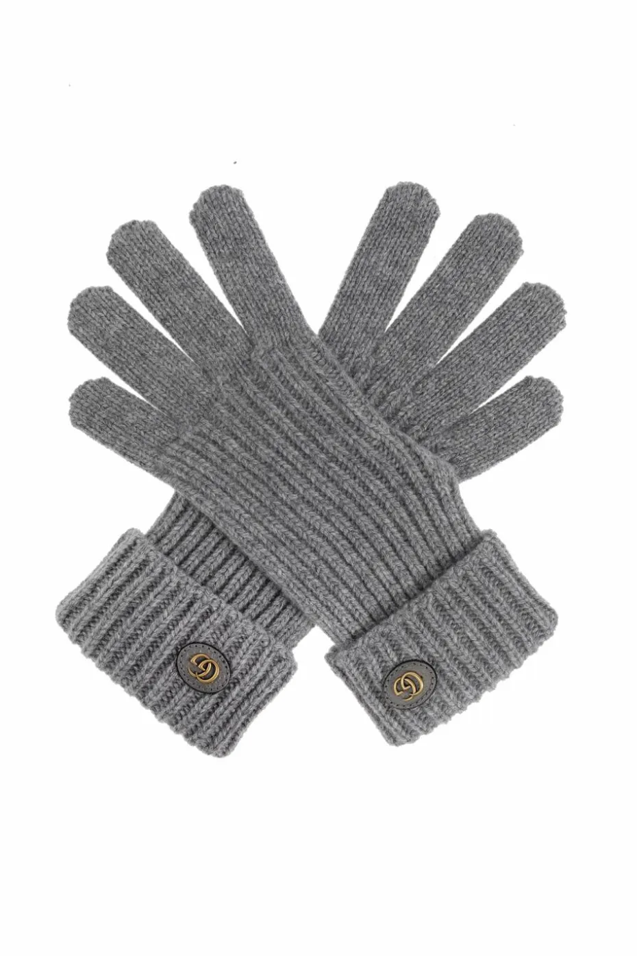 Gucci GREY Gloves with logo