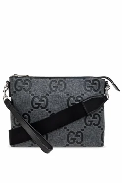 Gucci GREY Handbag "Medium Jumbo GG"