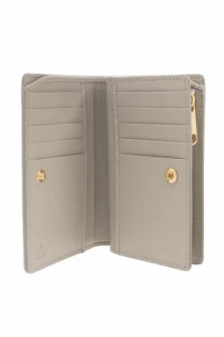 Gucci GREY Leather wallet with logo