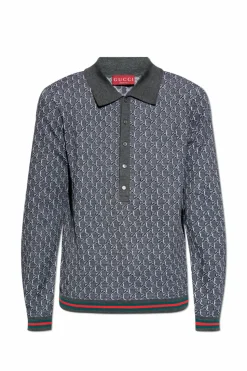 Gucci GREY Logo Polo